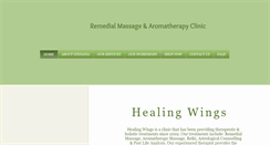 Desktop Screenshot of healingwings.com.au